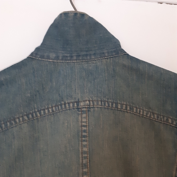 Jacob Connexion Denim Jacket Zip Up Super Cute - Picture 9 of 11